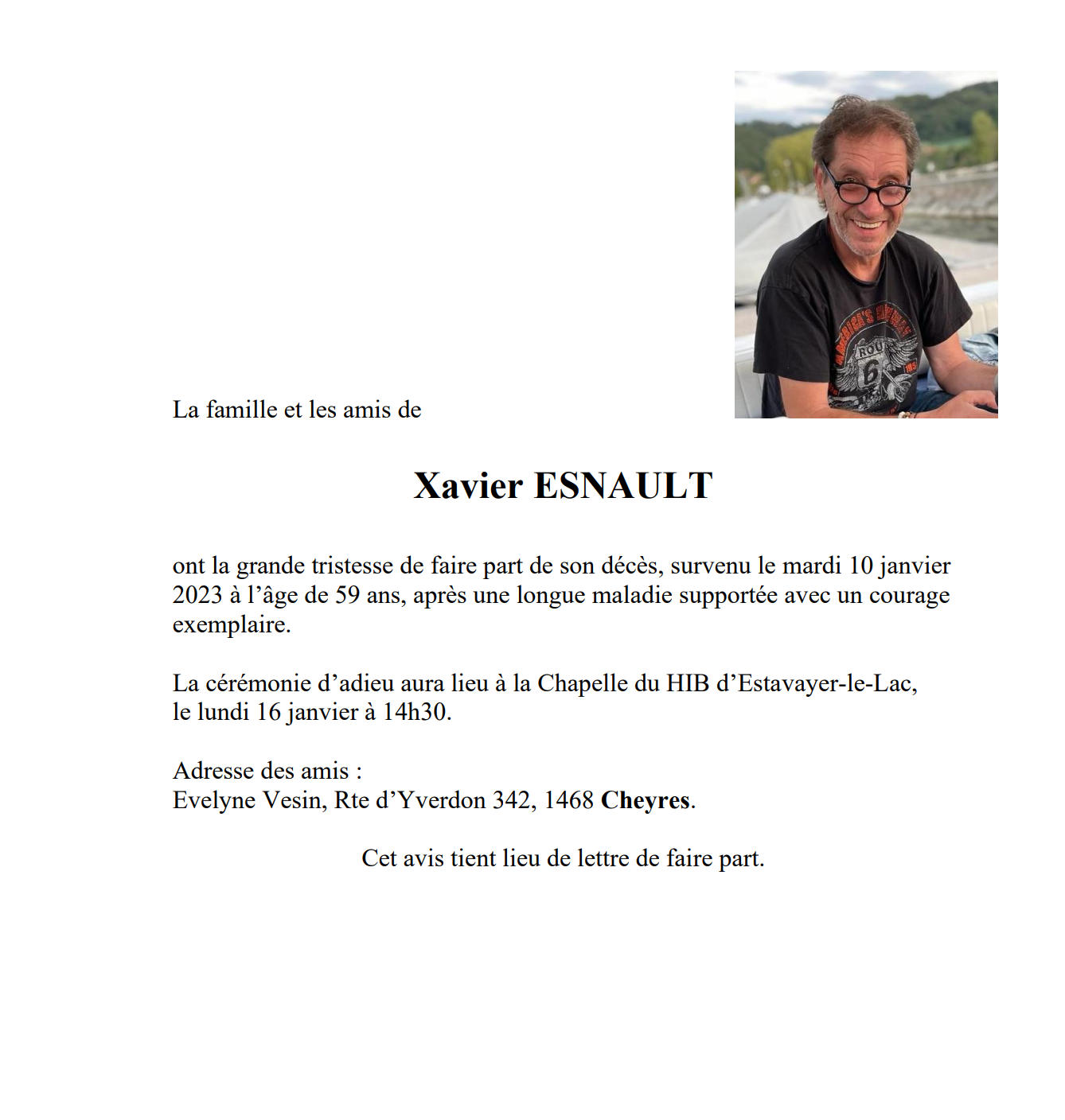 Xavier ESNAULT Pompes Funèbres Générales